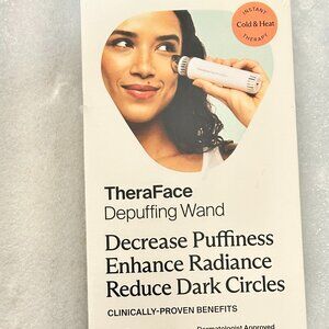 Therabody TheraFace Depuffing Wand - White and Silver